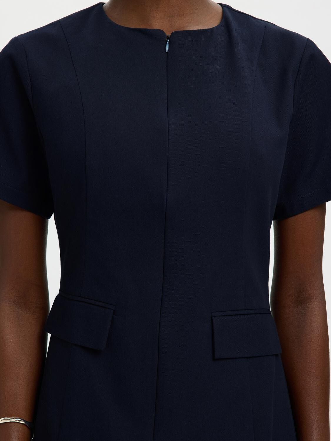 Slftora Slim Ss Short Dress B