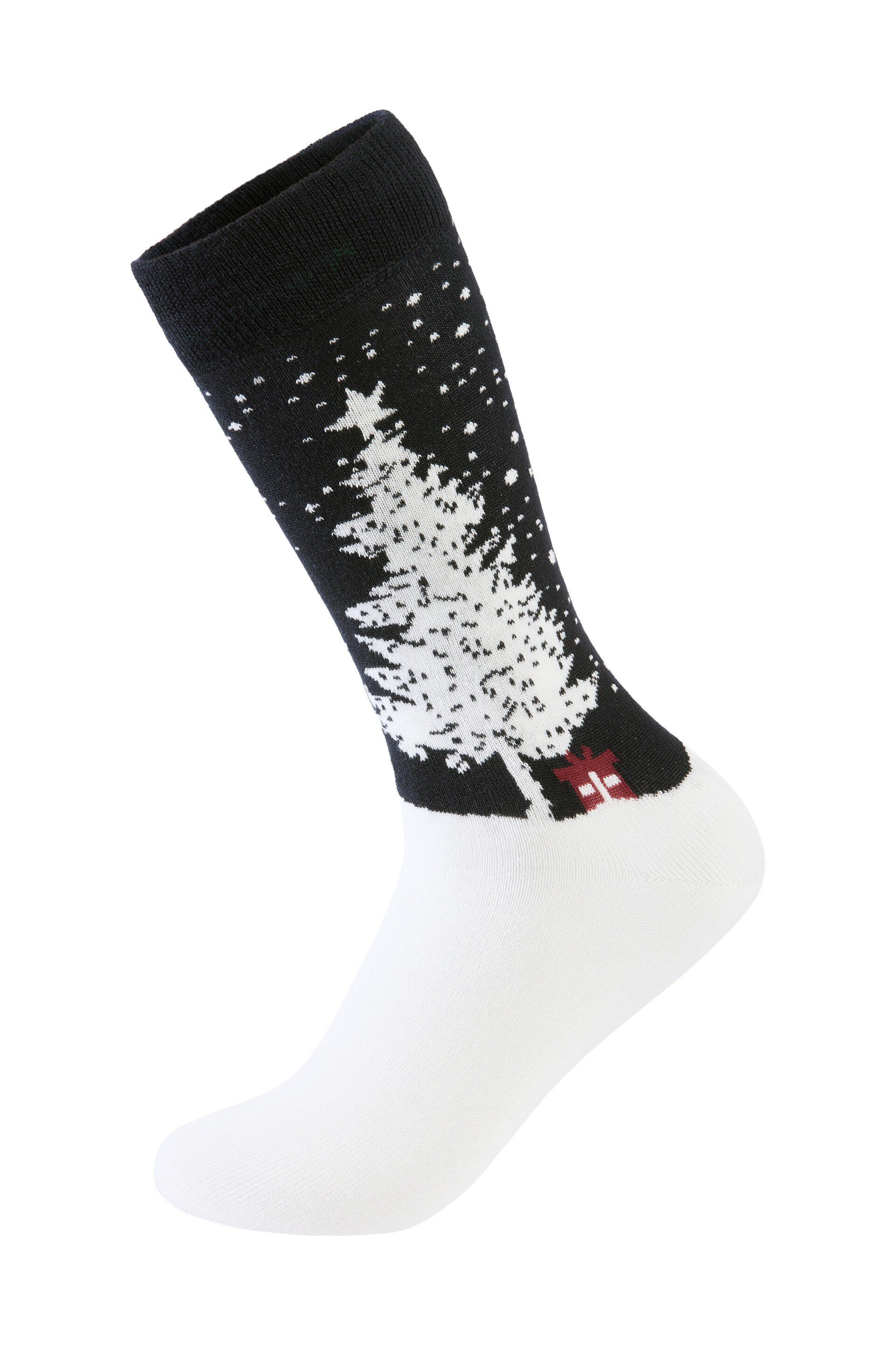 Christmas bamboo sock