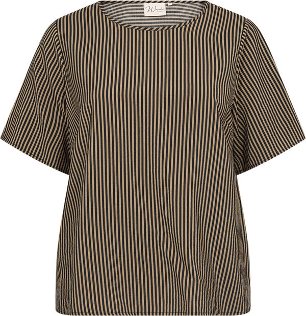 Curvy WA-GENTINA 1 Bluse Mørk sand