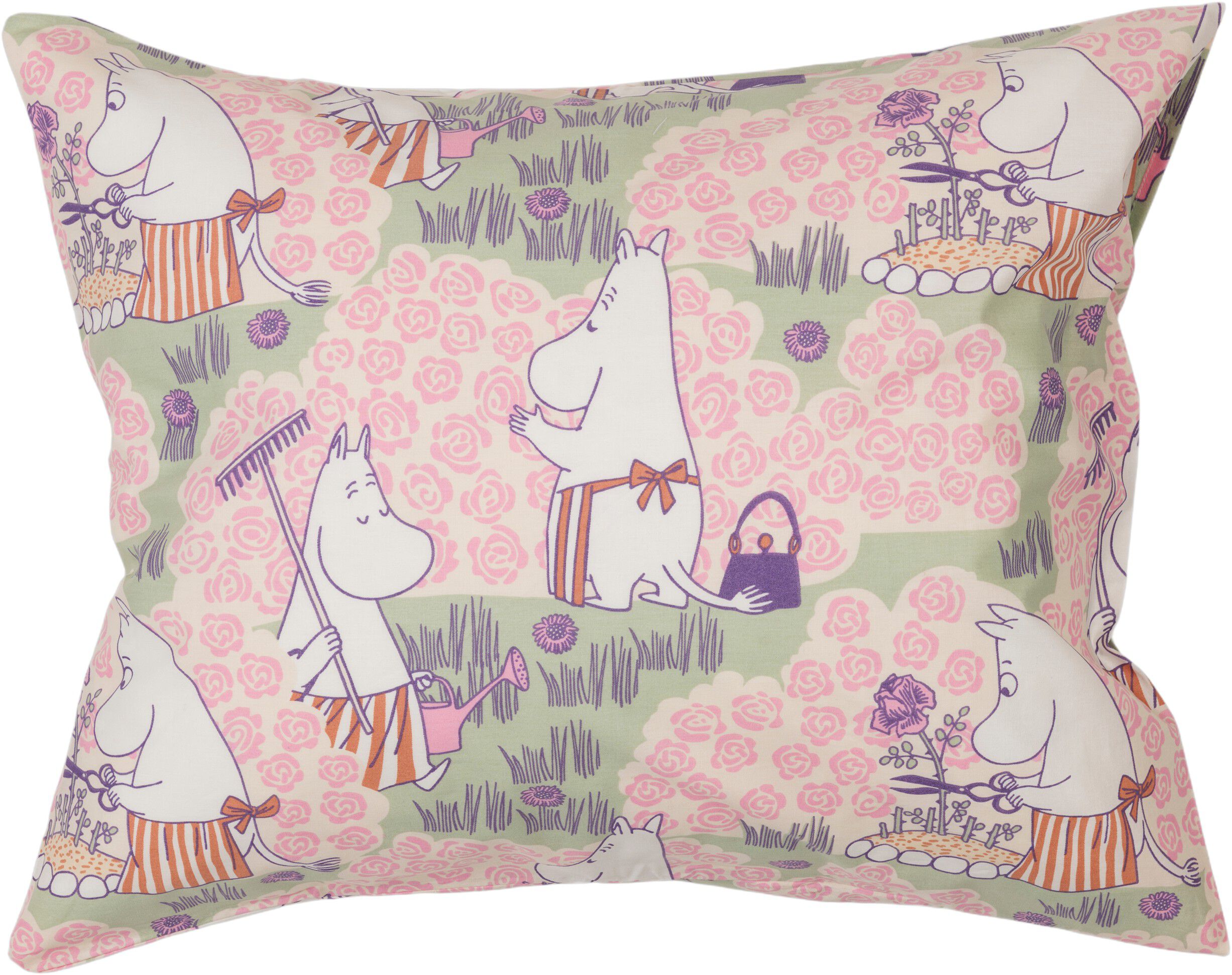Moomin pllwcs 50x70 Rose Garden GOTS
