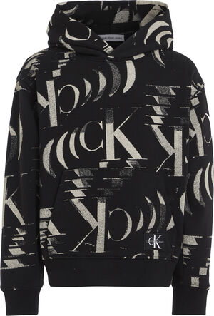 Hoodie with monogram logo