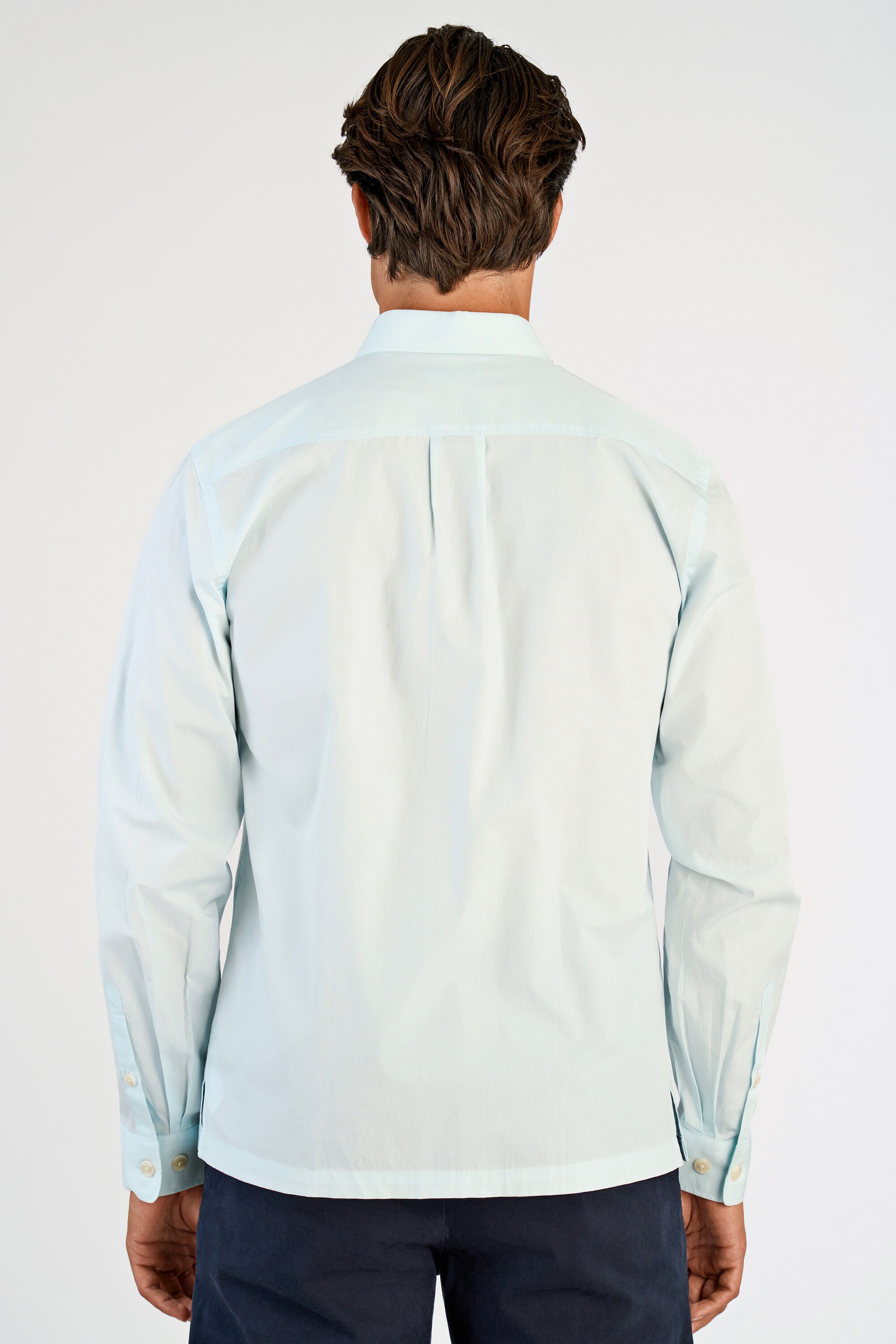 Straight hemline shirt L/S