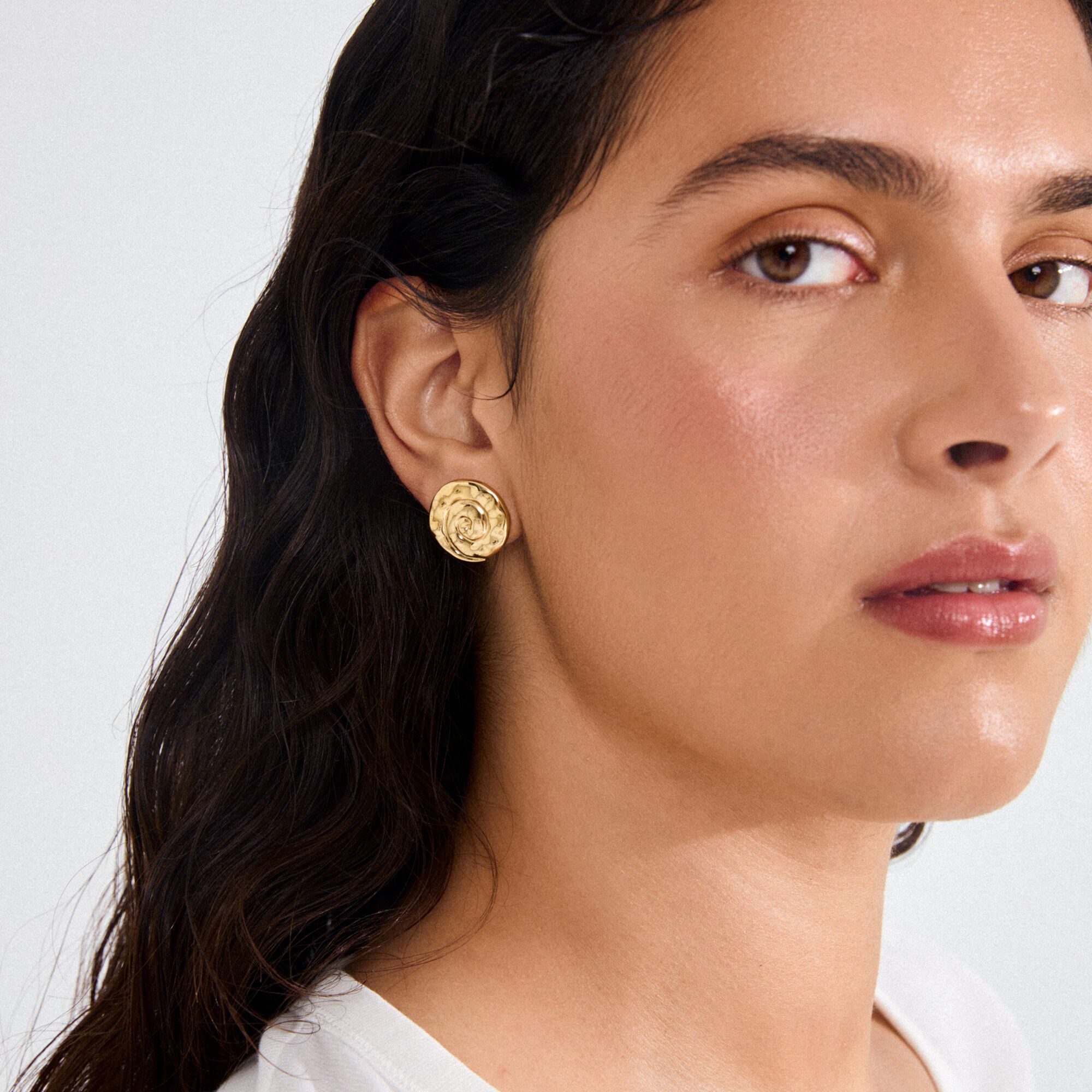 HAZE earrings gold-plated
