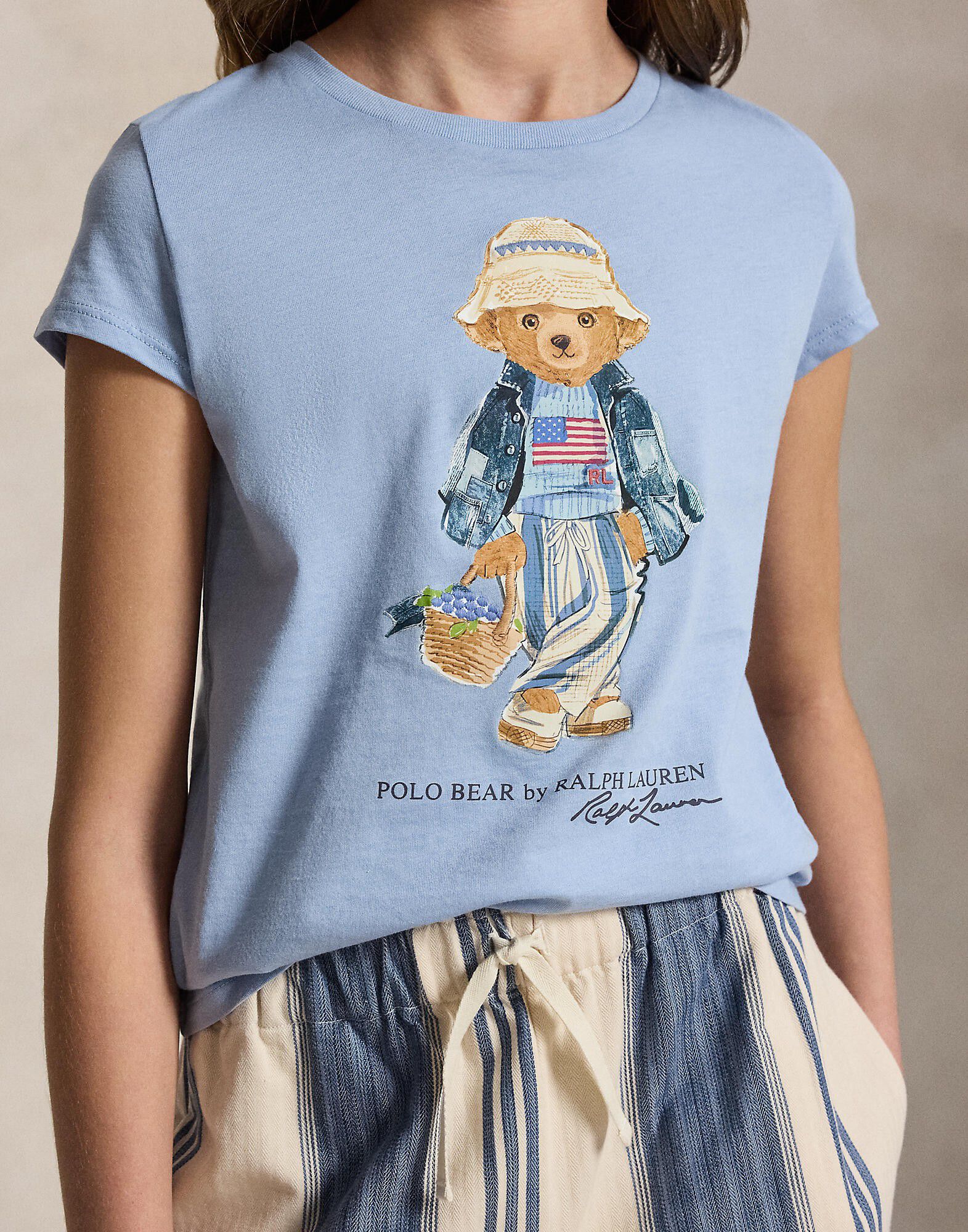 Polo Bear Cotton Jersey Tee