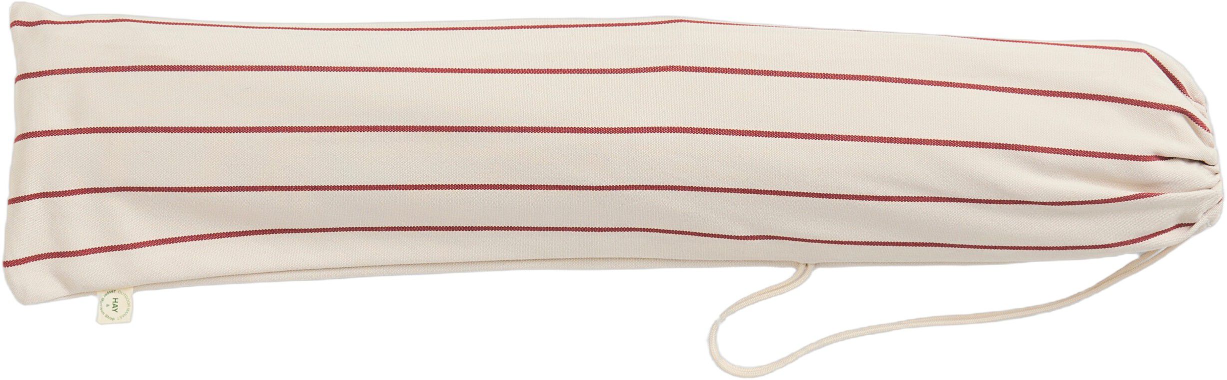 Outdoor Market Hammock - Beige with red stripe -