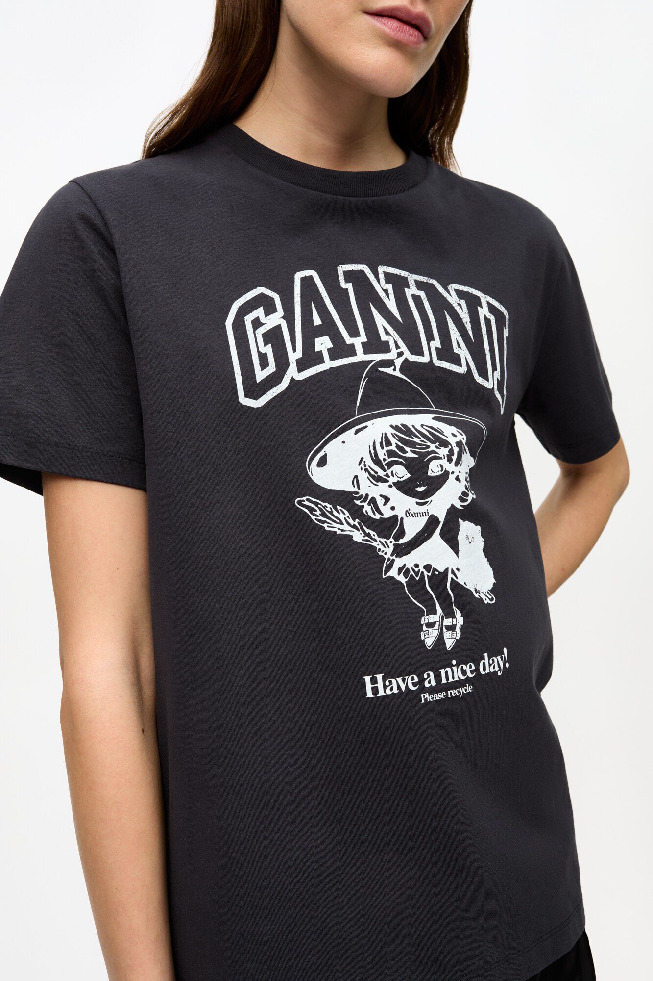 Basic Cotton Witch Relaxed T-shirt