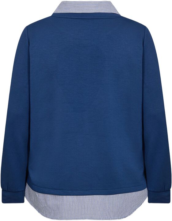 Curvy WA-SABINA 63 Sweatshirt Blå
