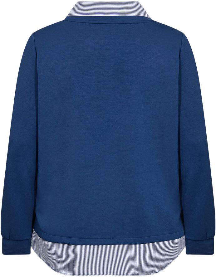 Curvy WA-SABINA 63 Sweatshirt Blå