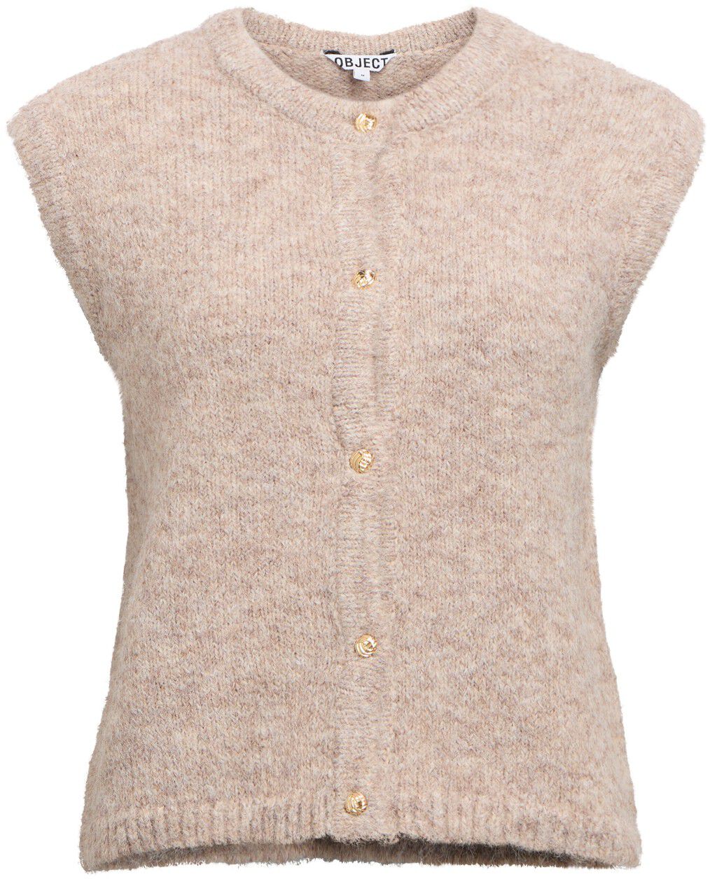 OBJSAGGIA RE KNIT VEST CARDIGAN NOO