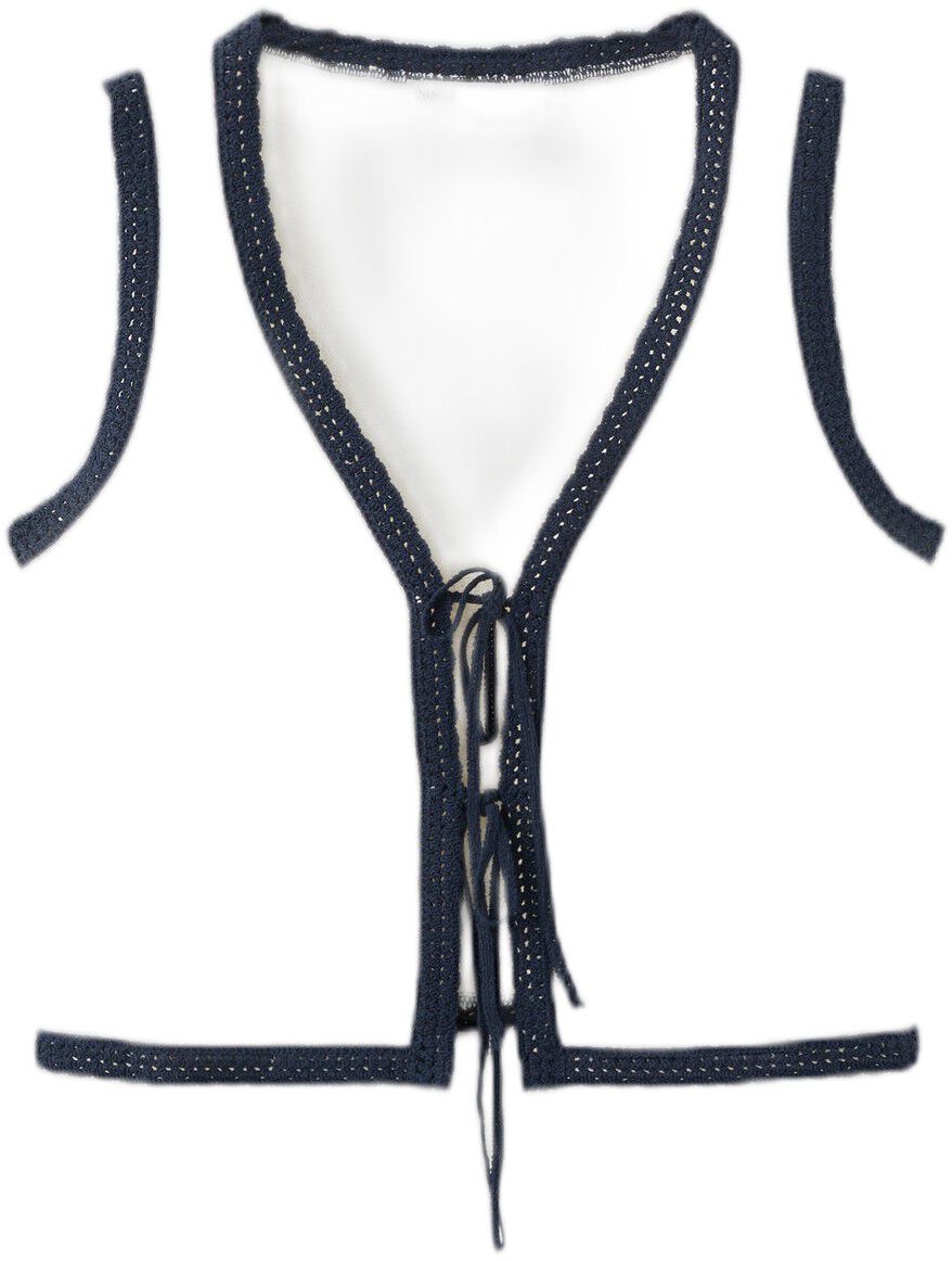 Bow tie waistcoat top