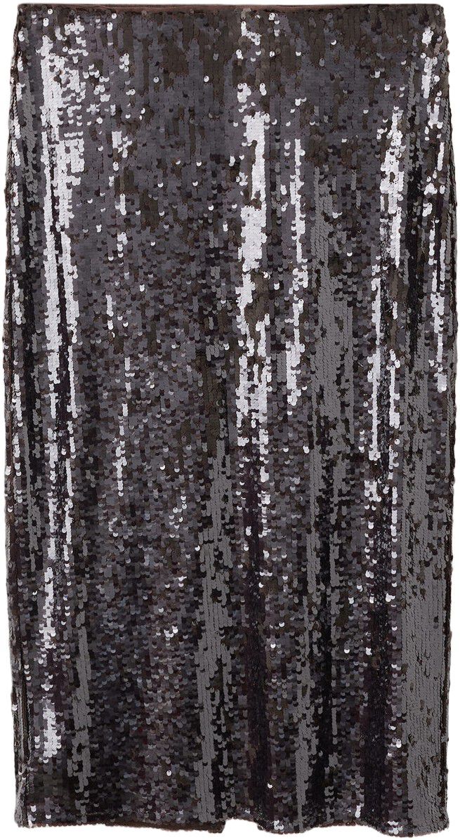 Sequin midi skirt