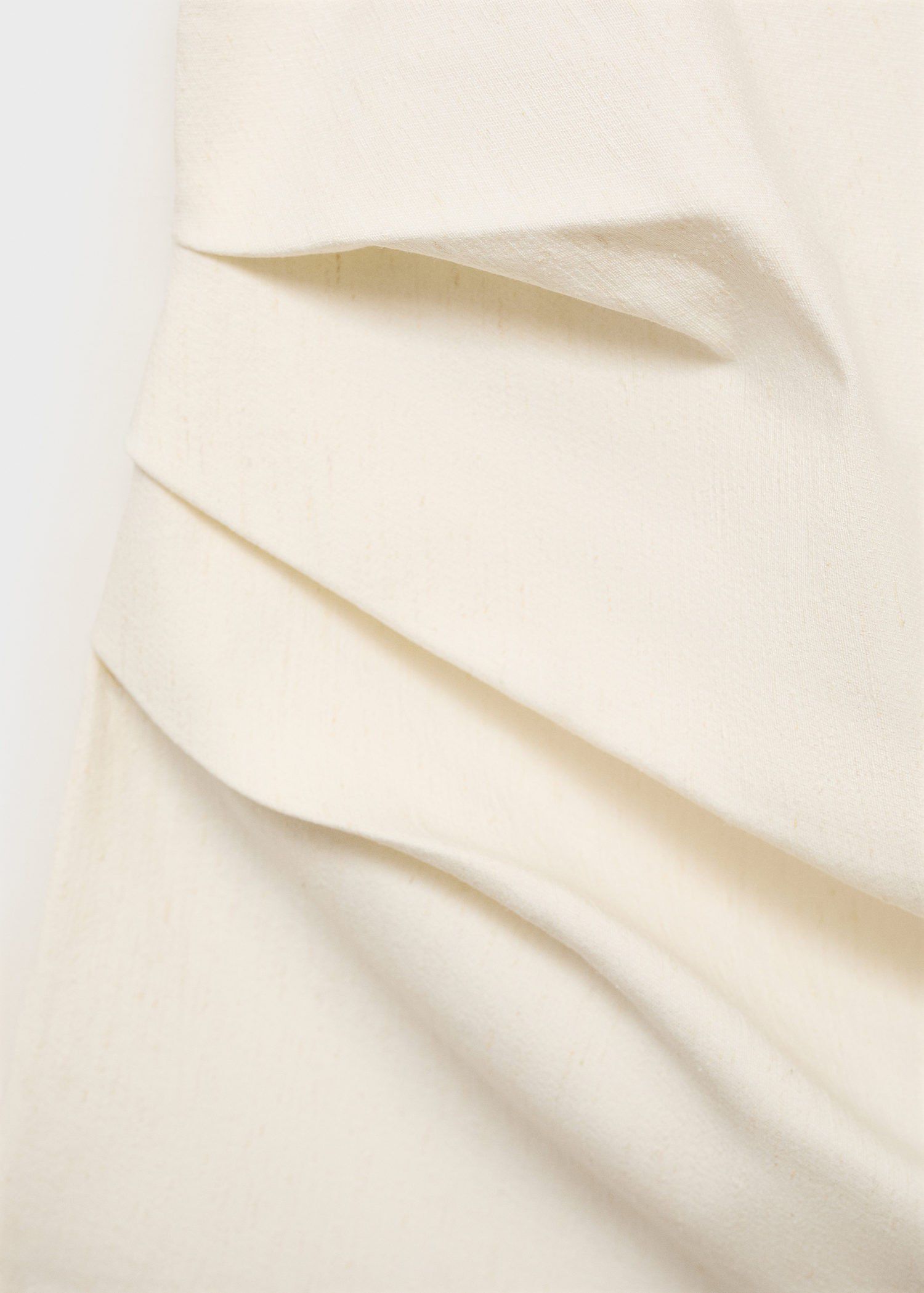 Asymmetrical strapless top