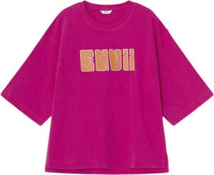 ENNIEBUHR SS TEE PRINT 5302 PINK ENVII-XXS