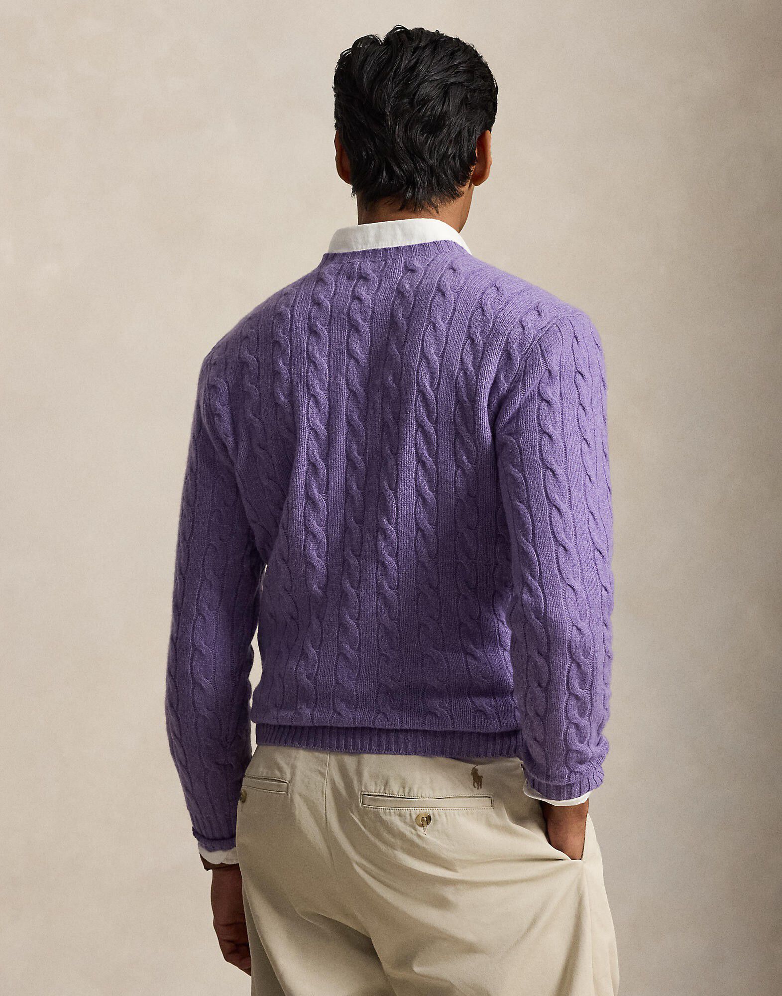 Cable-Knit Wool-Cashmere Sweater