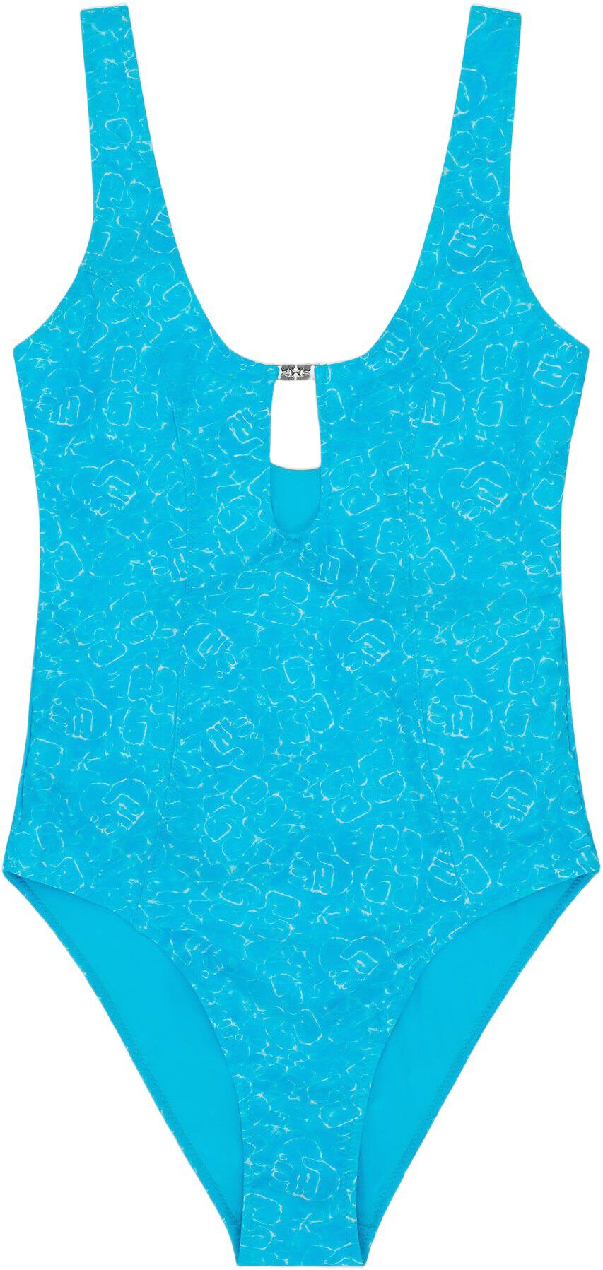 Recycled Printed U-neck Swimsuit