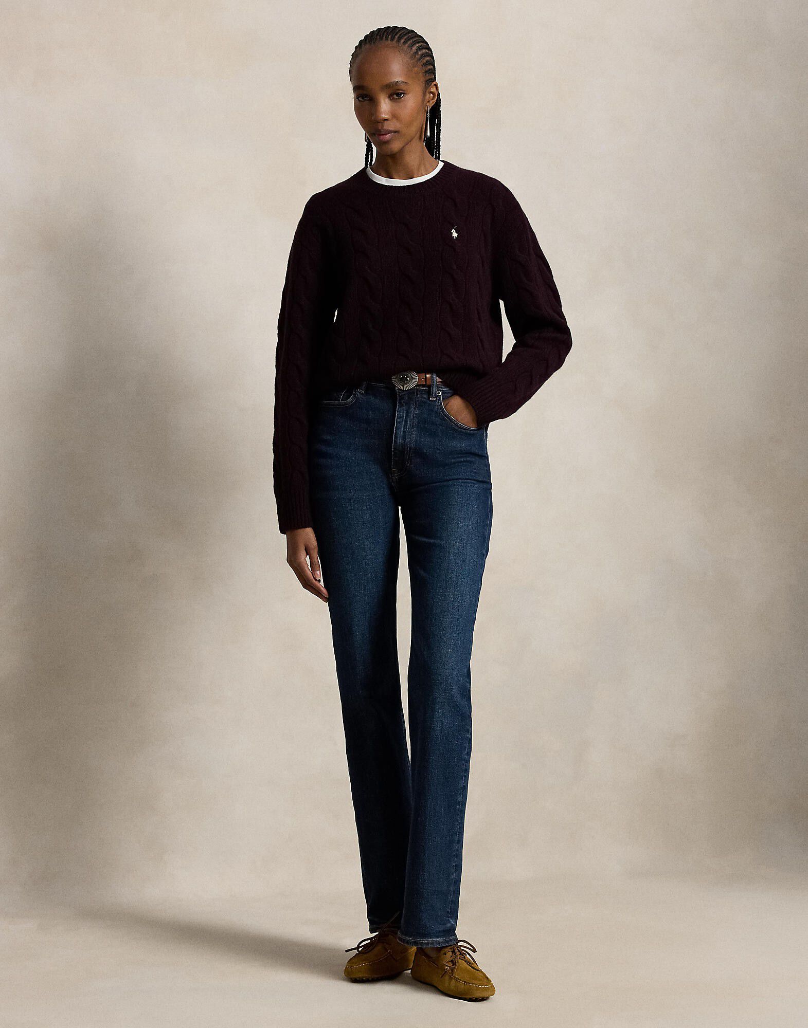 Cable-Knit Wool-Cashmere Sweater