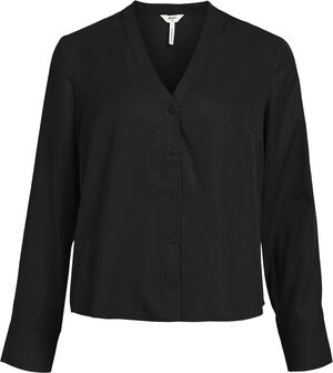 OBJTILDA L/S V-NECK SHIRT NOOS