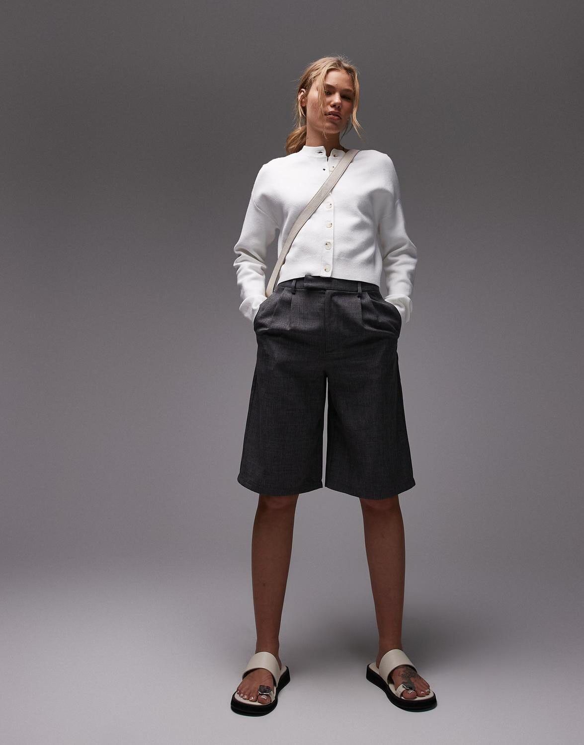 Tscompact Ls V-Neck Cardigan Noos