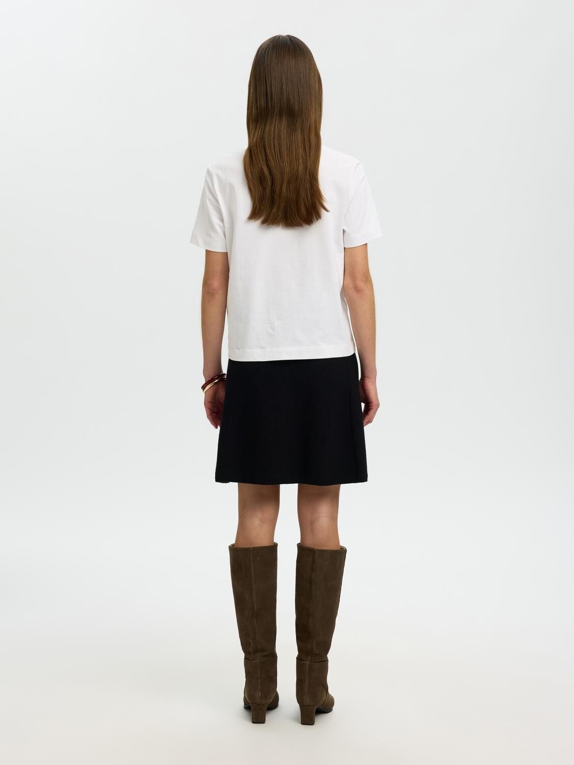 Slwhelen Hw Short Knit Skirt