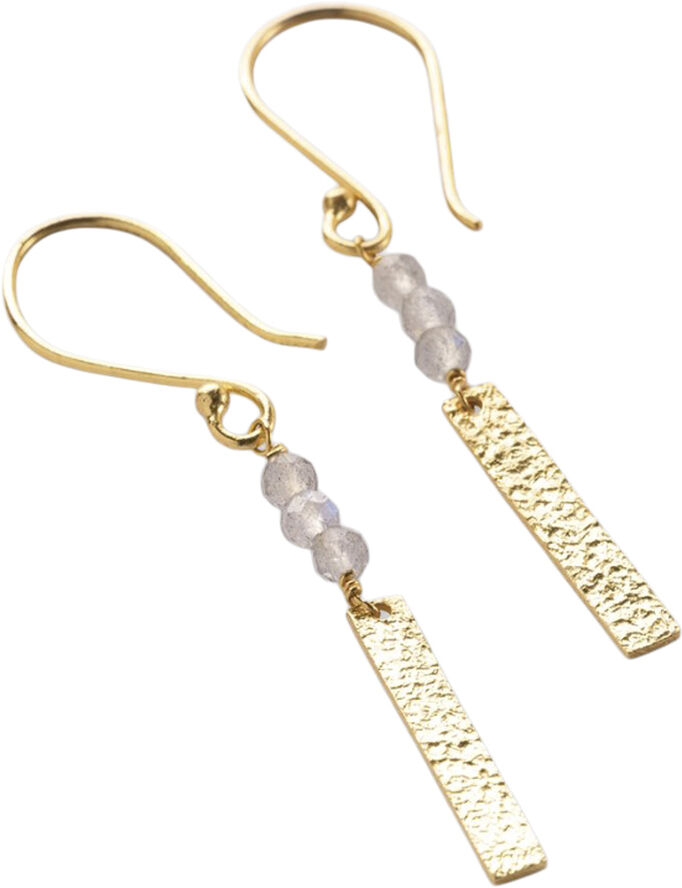 Bar Labradorite Earrings GP