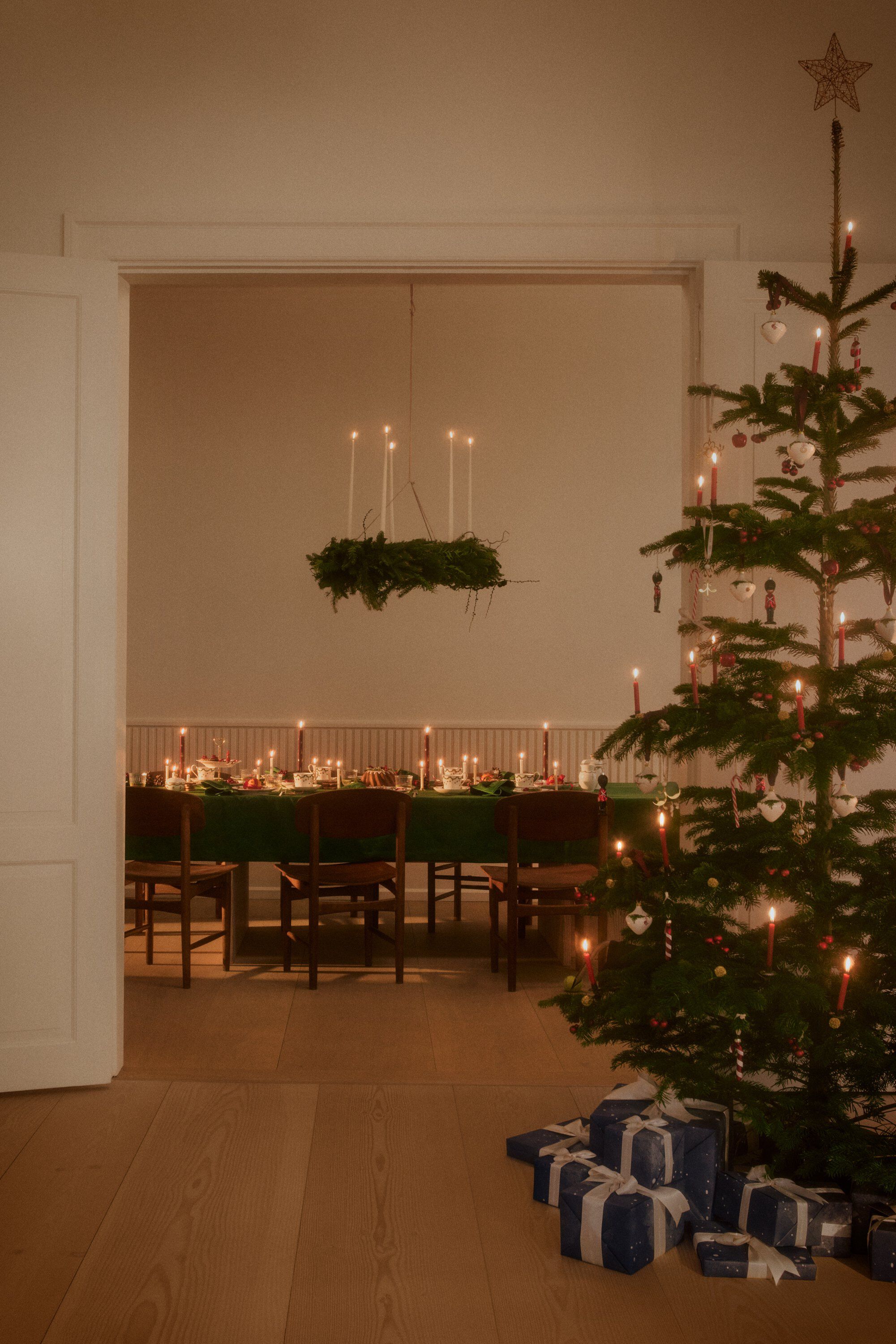 Stjerne Riflet OrnamentS&aelig;t2stk