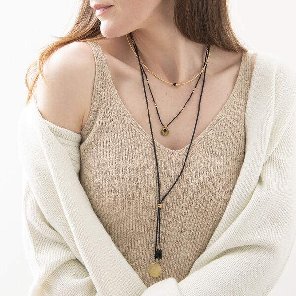 Timeless Black Onyx GC Necklace