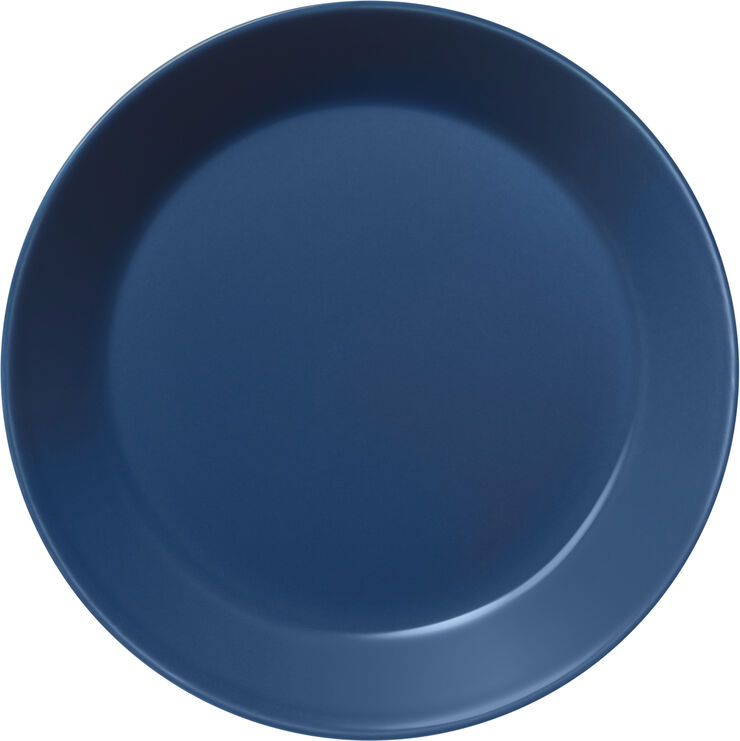 Teema 17 cm tallerken vintage blå