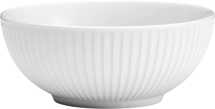 "Skål Plissé 60 cl 15 cm Hvit"