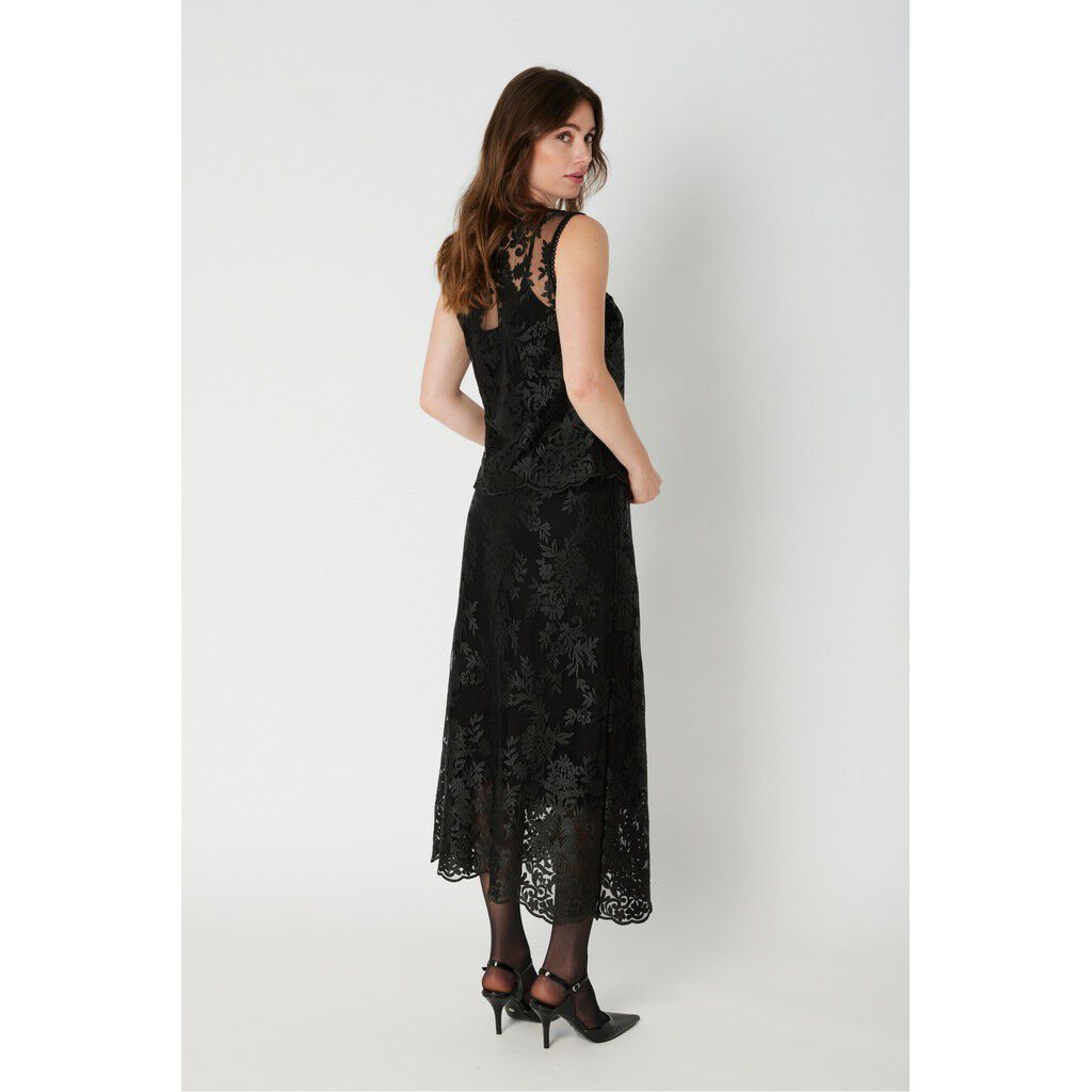 5194PBOEllo lace long skirt
