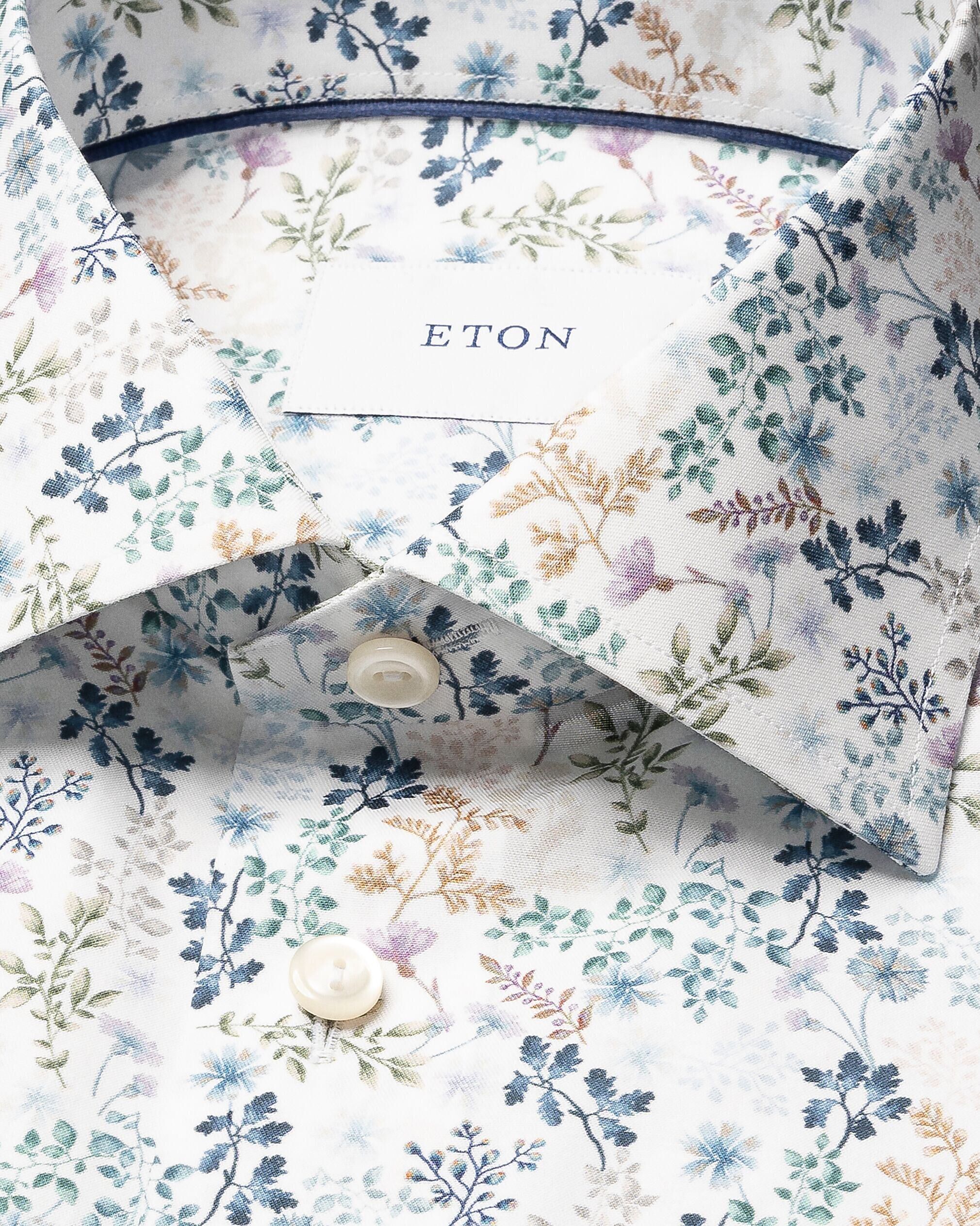 Contemporary Fit Floral Twill Shirt