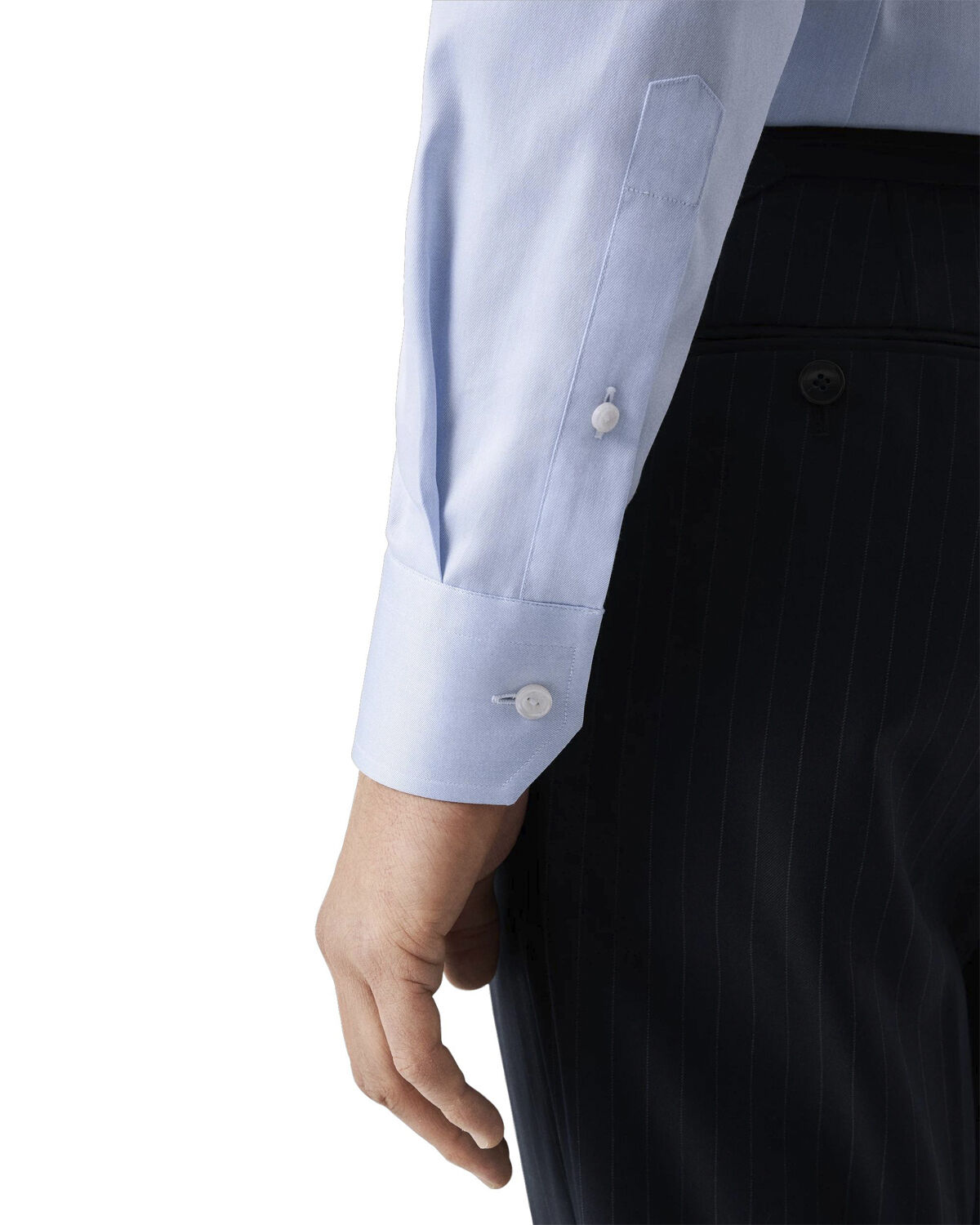 Super Slim Fit Light Blue Signature Twill Shirt