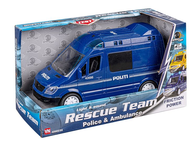 SPEED POLITI VAN LYS-LYD