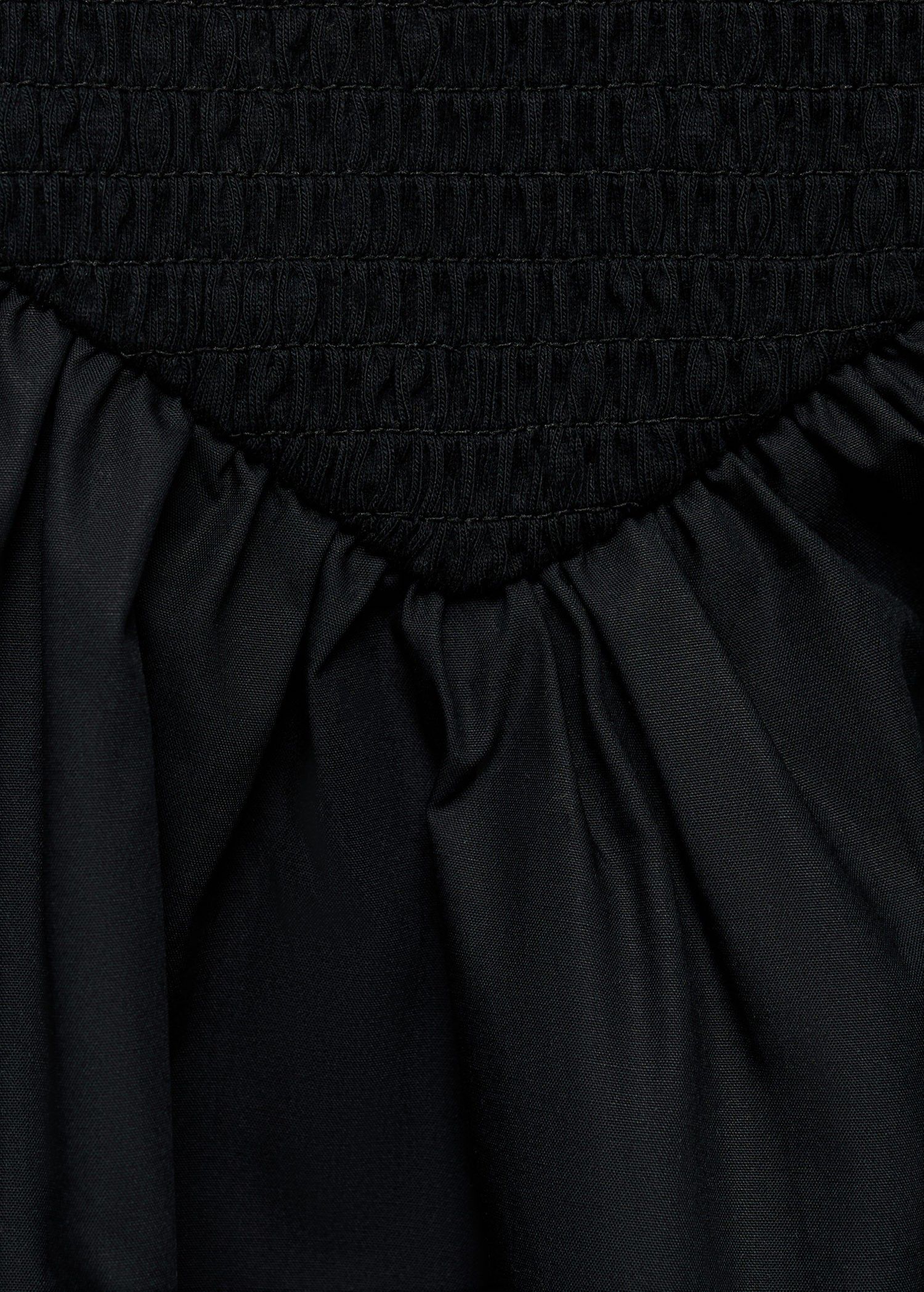 Combined gathered dress