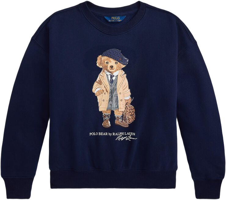 Polo Bear Fleece Boxy Sweatshirt