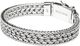 Men's Silver Braided Chain Bracelet
