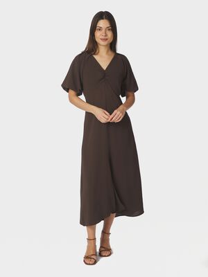 Bomba Structure Solid Dress