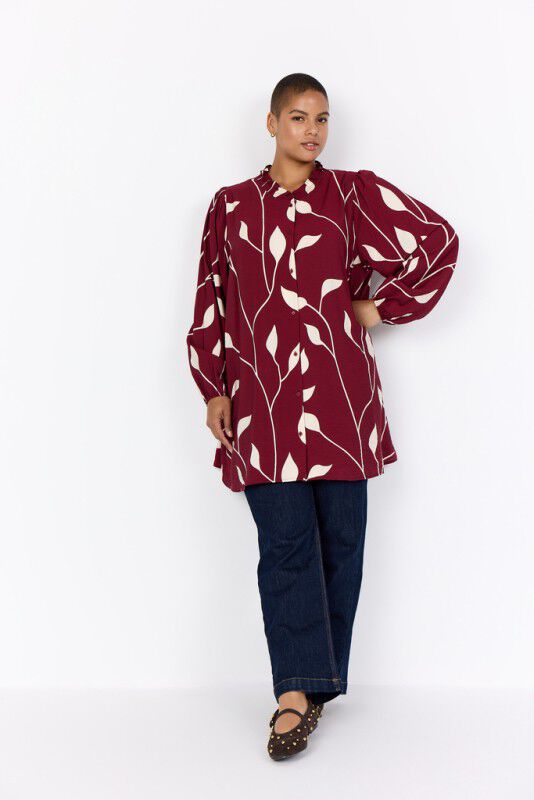 Curvy WA-NELLY 2 Skjorte Bordeaux