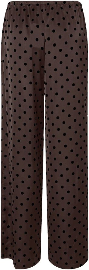 PCJYTTA MW STRAIGHT SATIN PANTS WVN