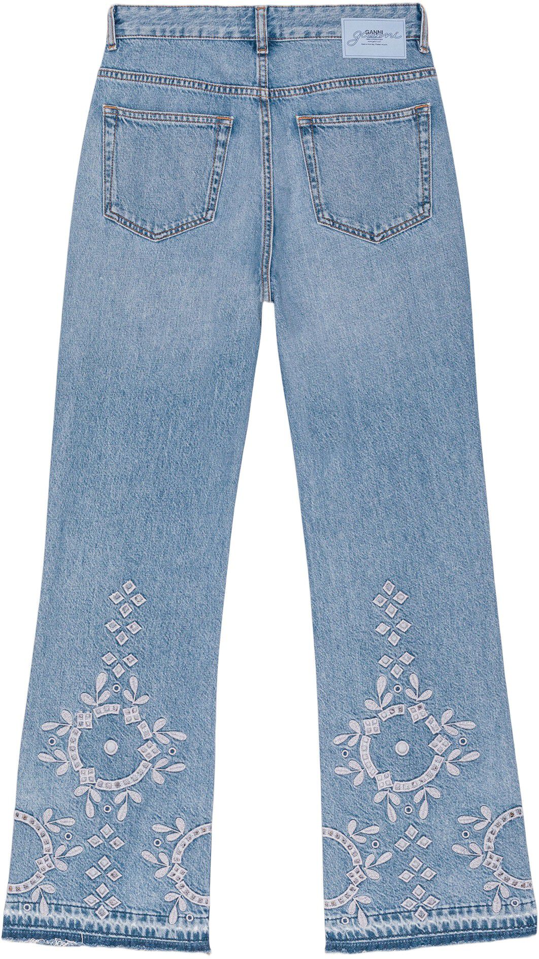 Broderie Anglaise Denim Betzy Cropp