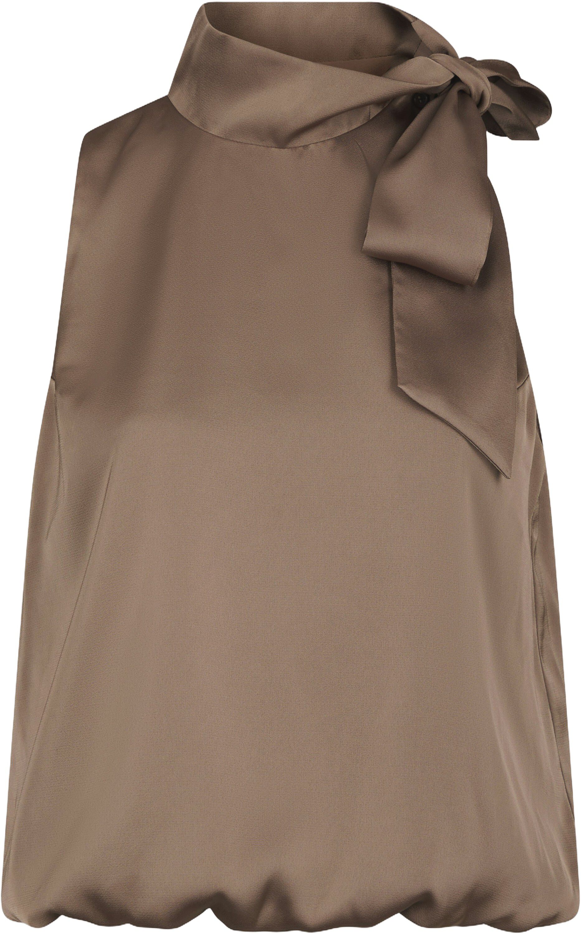 Veda Drapy Satin Top