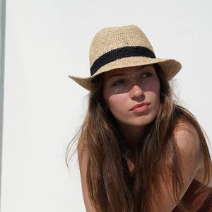 VIVIANI - RAFFIA HAT