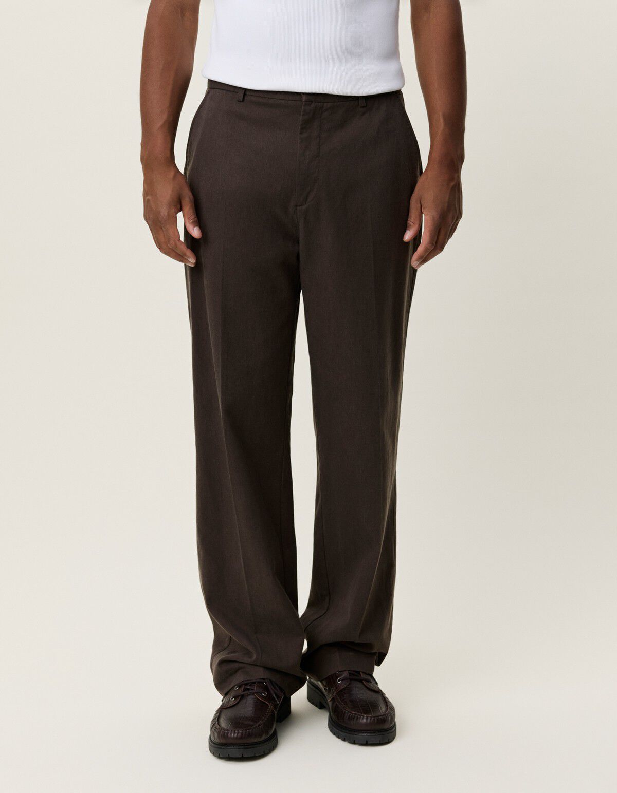 Soft Twill Tailored Pants