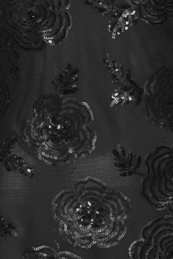 SEQUINS LS MINI DRESS