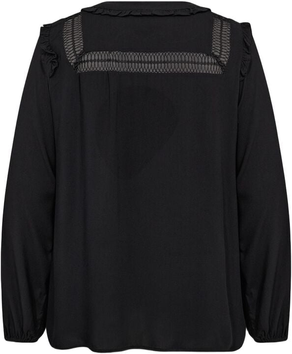 Curvy WA-SIA 33 Bluse Sort