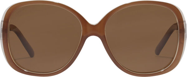 PARKER oversized retro sunglasses light brown