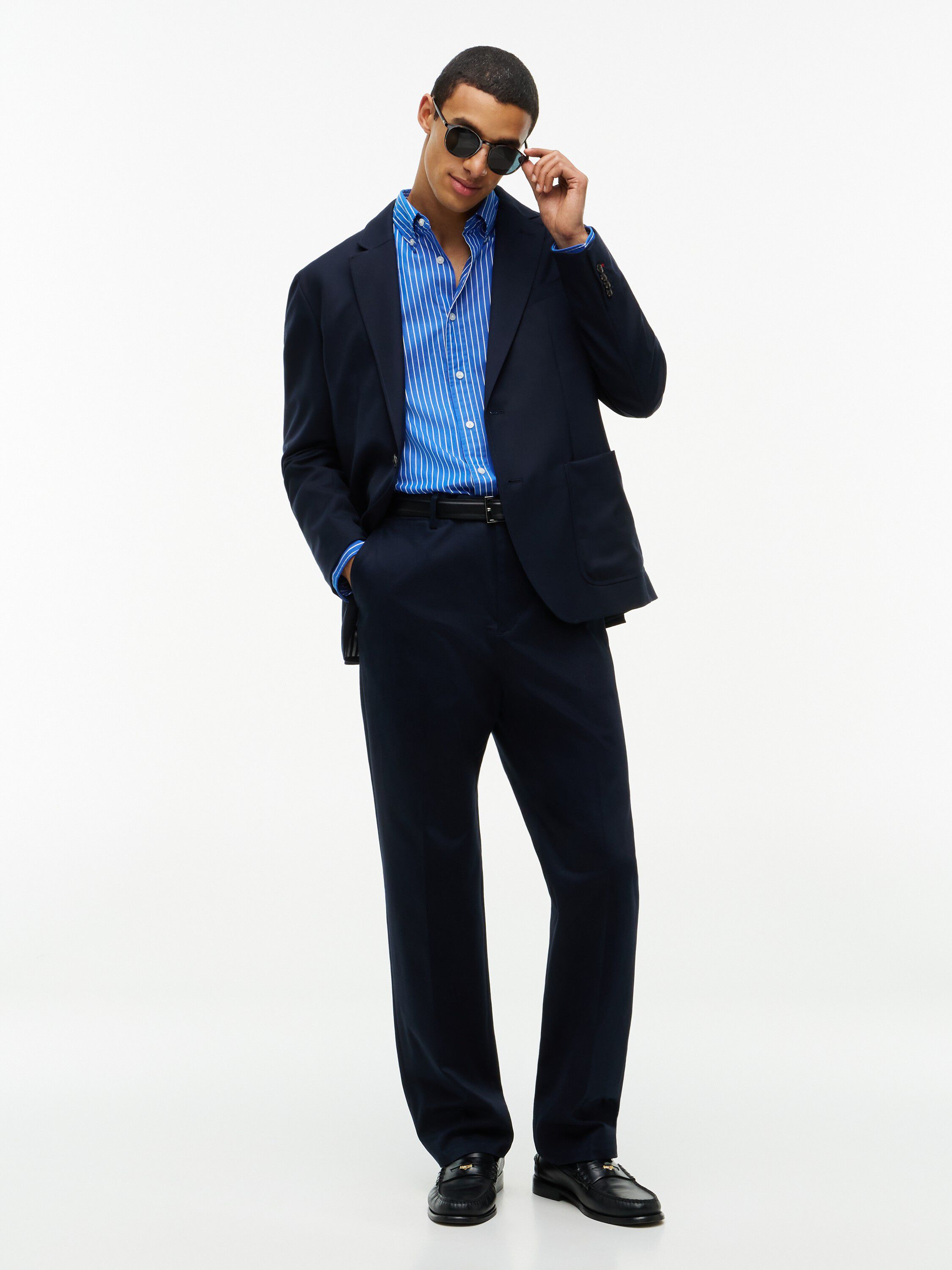 Regular Fit Flex Stripe Shirt