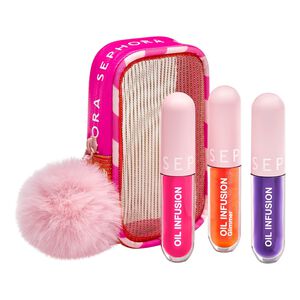 TRIO OF HYDRATING LIP OILS - Läppvårdsset