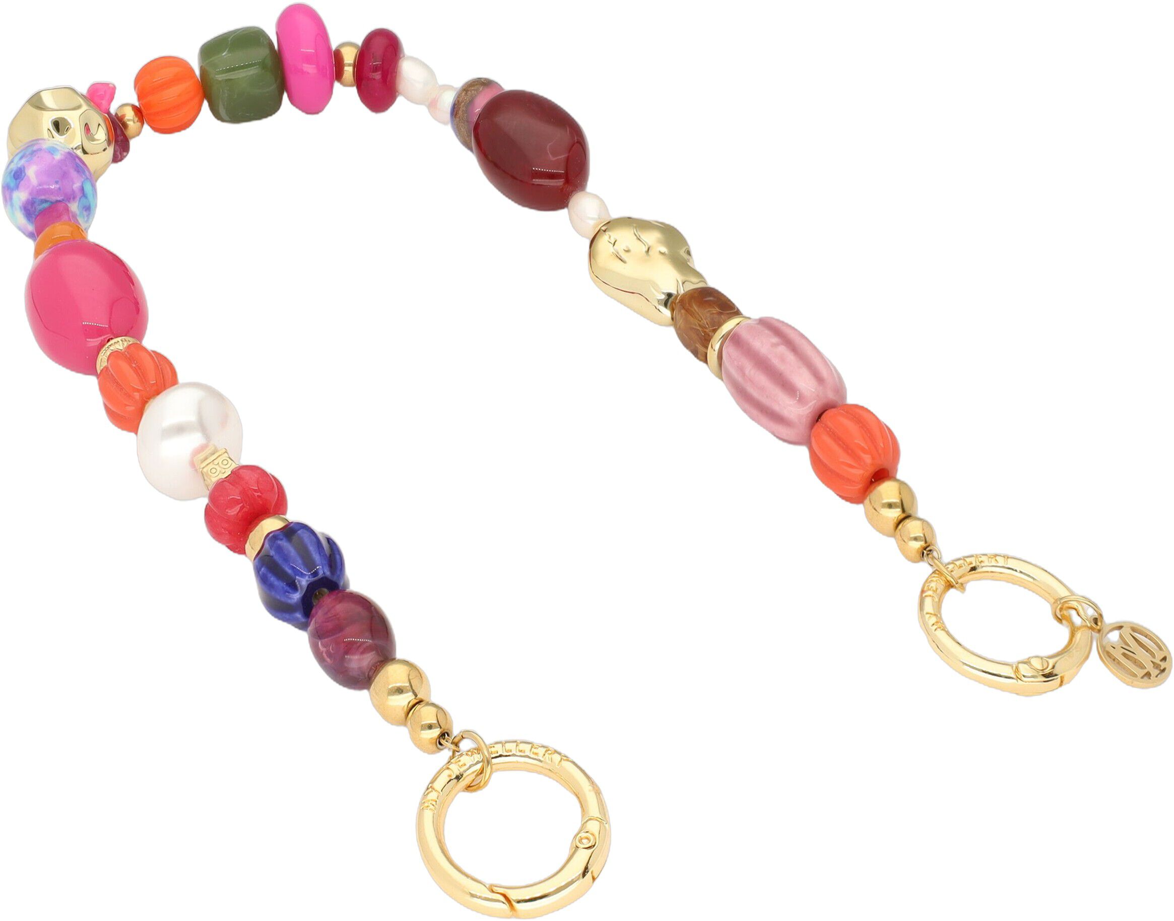 Phone cord chunky beads