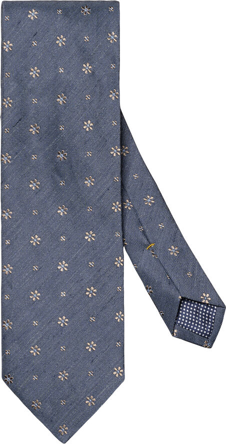 Floral Silk Linen Tie
