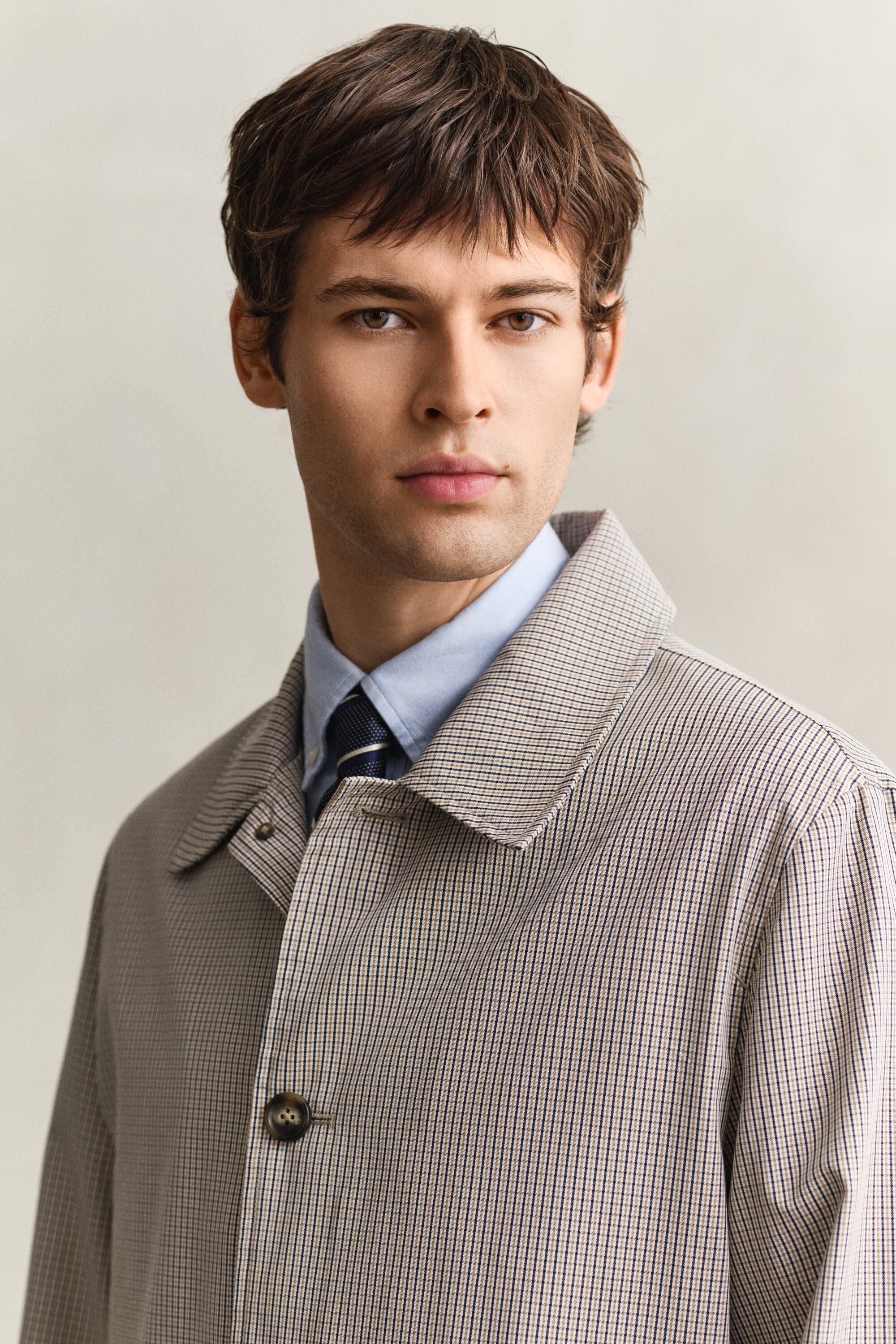 COTTON BLEND CAR COAT